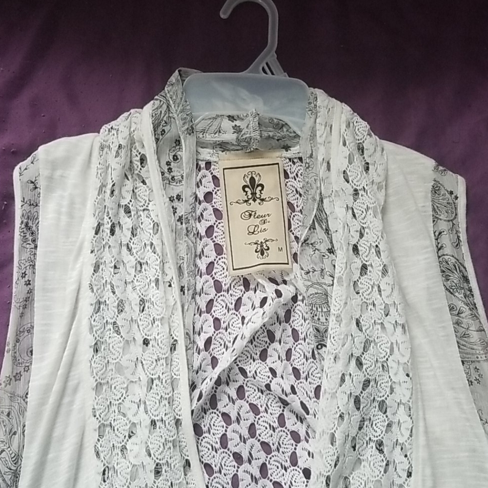 White and black patterned shall